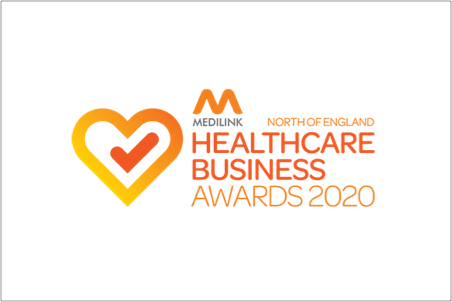 Cievert presented with an award at the Medilink North of England Healthcare Business Awards evening!